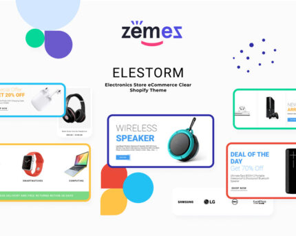 Elestorm - Tema Toko Elektronik eCommerce Shopify - Fitur Gambar 1