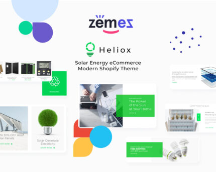 Helios - Tema Shopify Modern eCommerce Energi Surya - Fitur Gambar 1