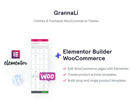 GrannaLi - Tema WooCommerce Pakaian & Alas Kaki - Fitur Gambar 1