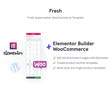 Fresh Fresh - Template Woocommerce Supermarket untuk penjualan mudah Tema WooCommerce - Fitur Gambar 1