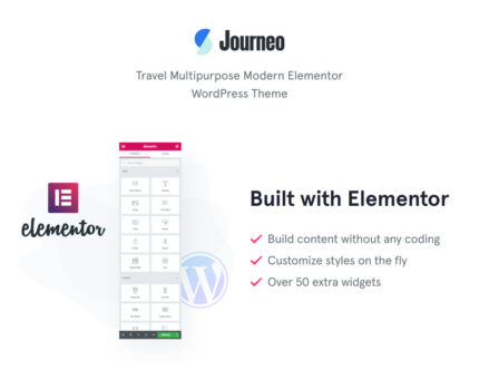 Journeo - Tema WordPress Elementor Agen Perjalanan - Fitur Gambar 1