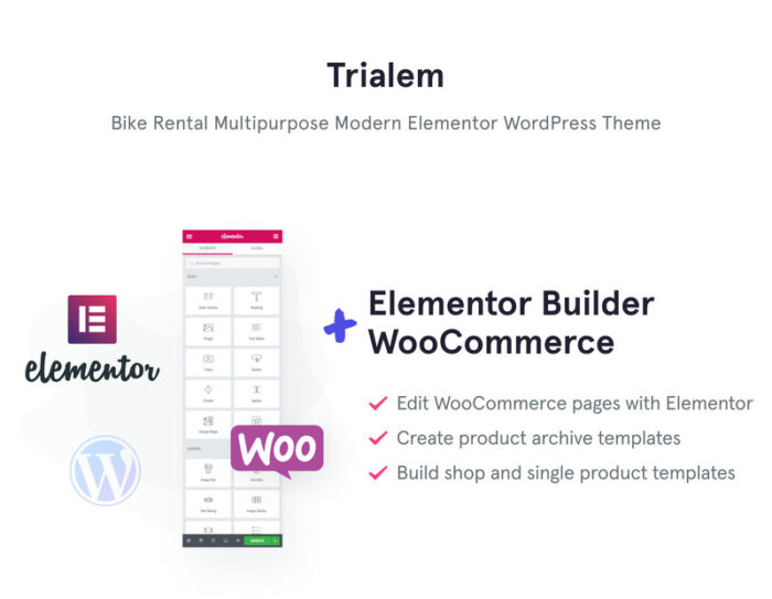 Trialem - Tema WordPress Elementor Modern Serbaguna untuk Penyewaan Sepeda - Fitur Gambar 1