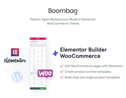 Boombag - Pakaian ECommerce Modern Elementor WooCommerce Tema - Fitur Gambar 1