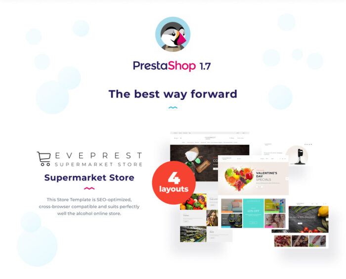 Eveprest Supermarket 1.7 - Tema PrestaShop Toko Supermarket - Fitur Gambar 2