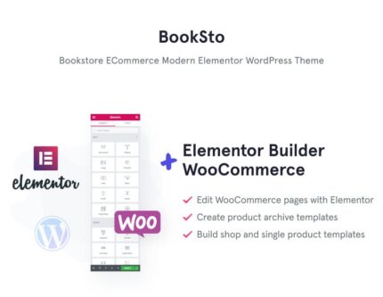 BookSto - Tema ECommerce Toko Buku Modern Elementor WooCommerce - Fitur Gambar 1