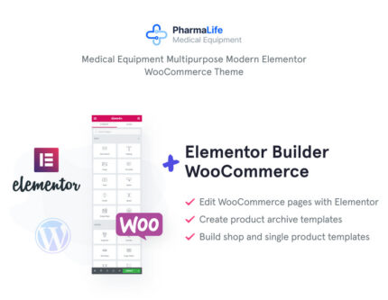 PharmaLife - Tema Responsif WordPress WooCommerce Farmasi - Fitur Gambar 1