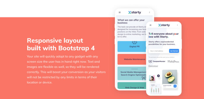 Starty - Template Situs Web Perusahaan Rintisan TI - Fitur Gambar 6