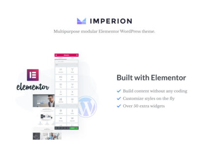 Imperion - Tema WordPress Perusahaan Serbaguna - Fitur Gambar 1