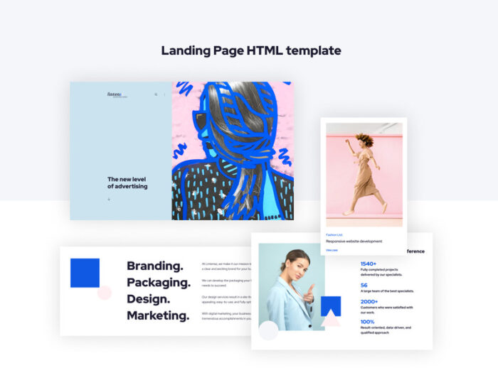 Lintense Advertising Agency - Template Halaman Arahan HTML Kreatif - Fitur Gambar 3