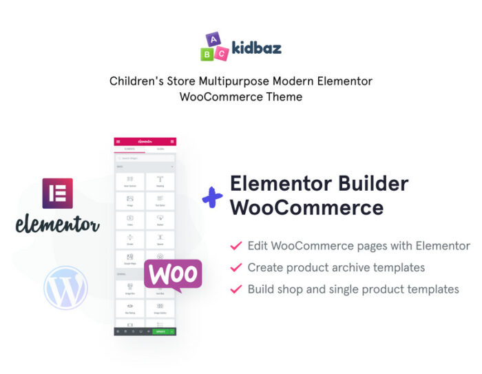 Kidbaz - Tema E-Commerce Modern Elementor WooCommerce untuk Barang Anak - Fitur Gambar 1