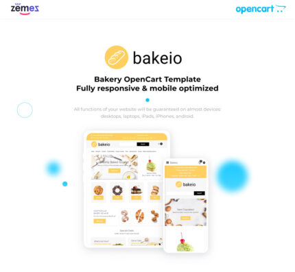 Bakeio - Template OpenCart Kreatif eCommerce Toko Roti - Fitur Gambar 1