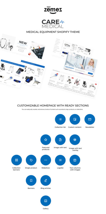 Perawatan - Tema Shopify Peralatan Medis - Fitur Gambar 1