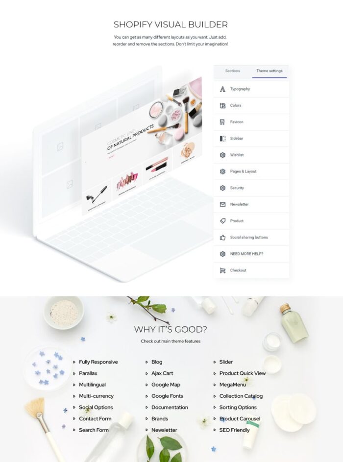 Tema Shopify Bionika - Toko Kosmetik Organik - Fitur Gambar 2