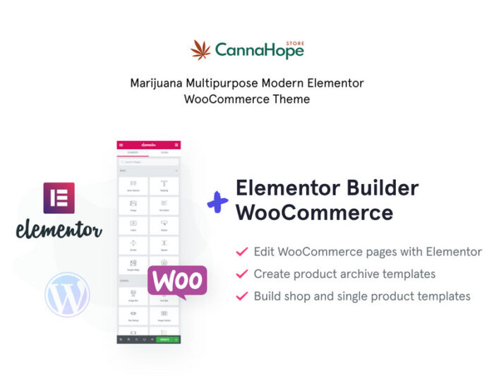 CannaHope - Tema WooCommerce Ganja Medis dan Cannabis - Fitur Gambar 1