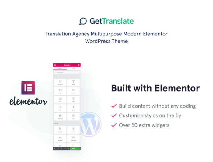 GetTranslate - Tema WordPress Agensi Penerjemahan - Fitur Gambar 1