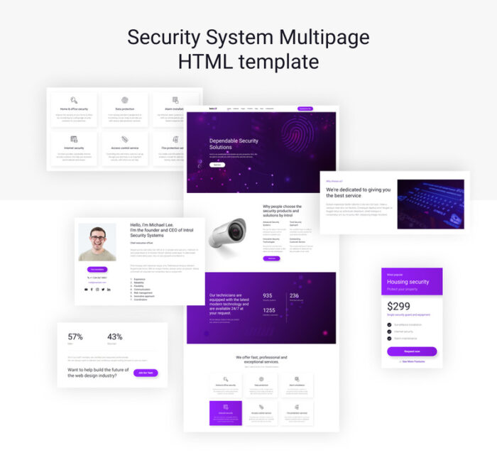 Introl - Template Situs Web Responsif Perusahaan Keamanan - Fitur Gambar 3