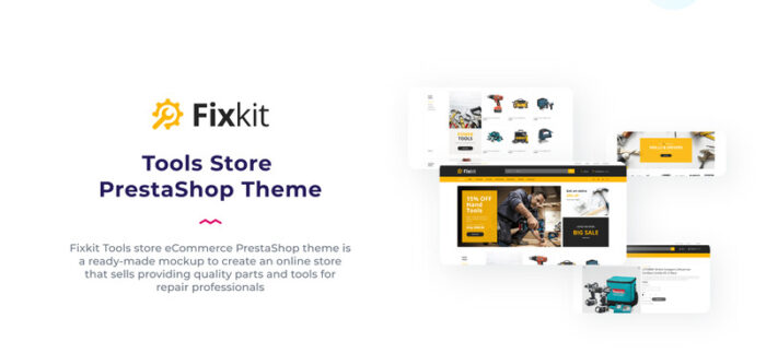 Fixkit - Template Toko Alat Online Tema PrestaShop - Fitur Gambar 3