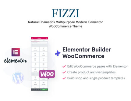 Fizzi - Template Situs Web Kosmetik Alami Tema WooCommerce - Fitur Gambar 1