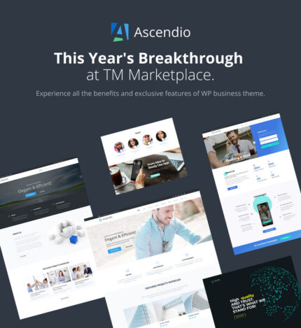 Ascendio - Tema WordPress Korporat & Bisnis - Fitur Gambar 1