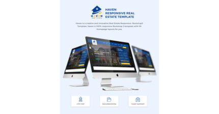 Haven - Template Situs Web Real Estat - Fitur Gambar 1