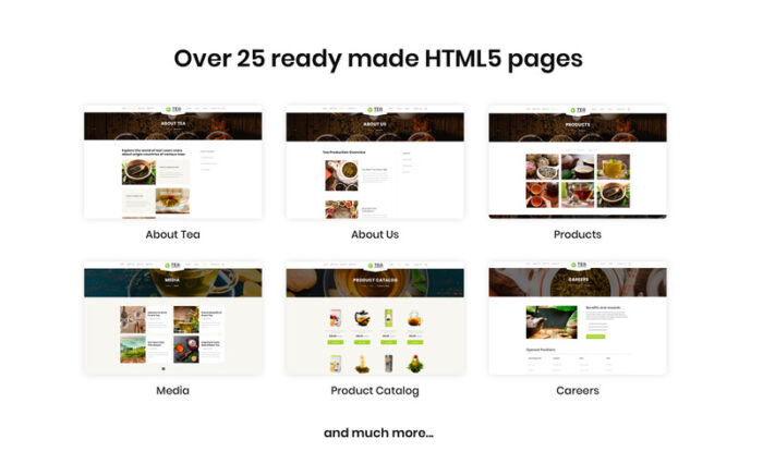 TEA Production - Template Situs Web HTML Modern Multihalaman Toko Teh - Fitur Gambar 2