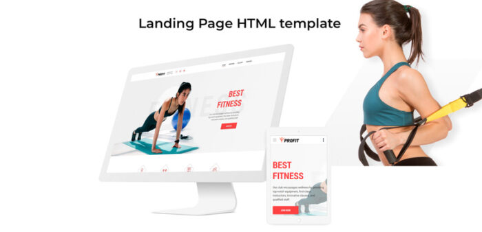 Profit - Template Halaman Arahan HTML Bootstrap4 Minimal Satu Halaman Olahraga - Fitur Gambar 2