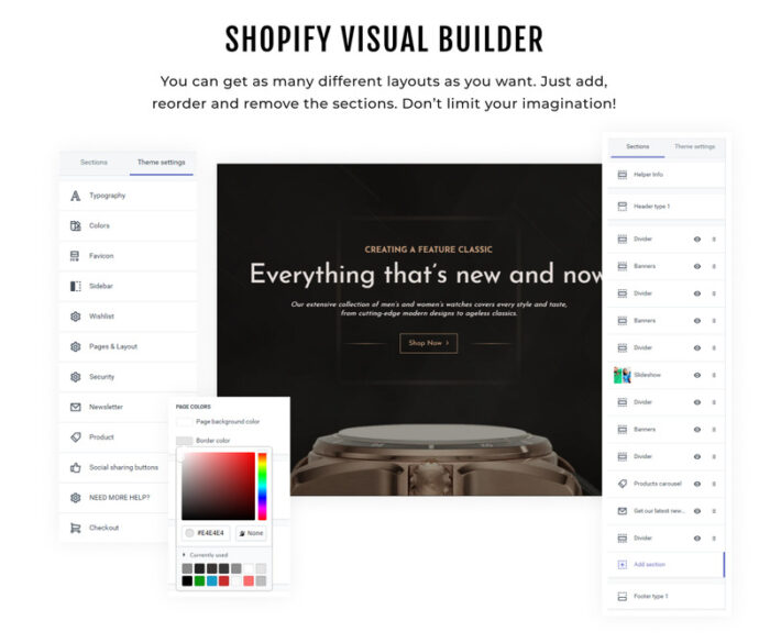 Template Situs Web Toko Jam Tangan Tema Shopify - Fitur Gambar 2