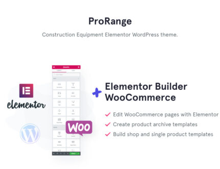 ProRange - Tema WordPress Peralatan Konstruksi - Fitur Gambar 1