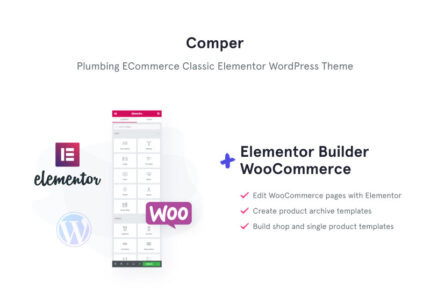 Comper - Tema ECommerce Klasik Plumbing ECommerce Elementor WooCommerce - Fitur Gambar 1