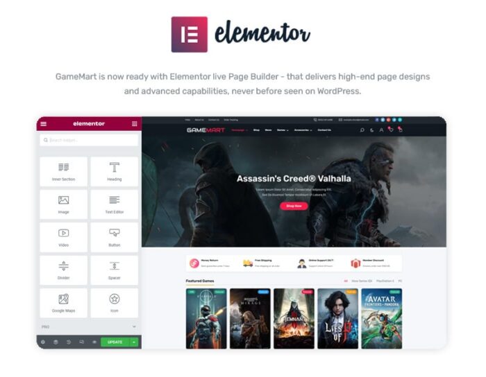 GameMart - Tema WordPress WooCommerce Game Store - Fitur Gambar 2