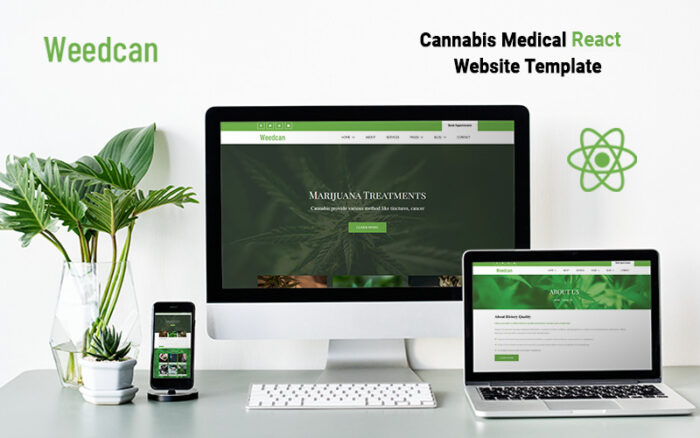 Weedcan - Template Reaksi Medis Ganja - Fitur Gambar 1