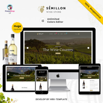 Tema PrestaShop Toko Anggur dan Alkohol Semillon - Fitur Gambar 1