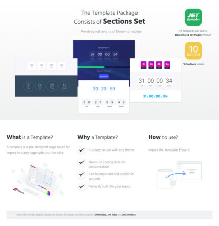 Clokerum - Template Bagian Jet Penghitung Waktu Mundur Elementor - Fitur Gambar 1