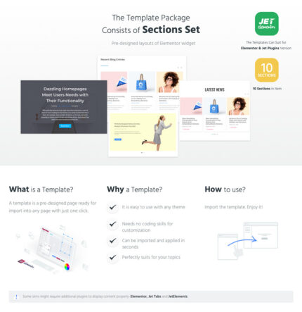 Blogster - Posts Jet Sections Elementor Template - Fitur Gambar 1