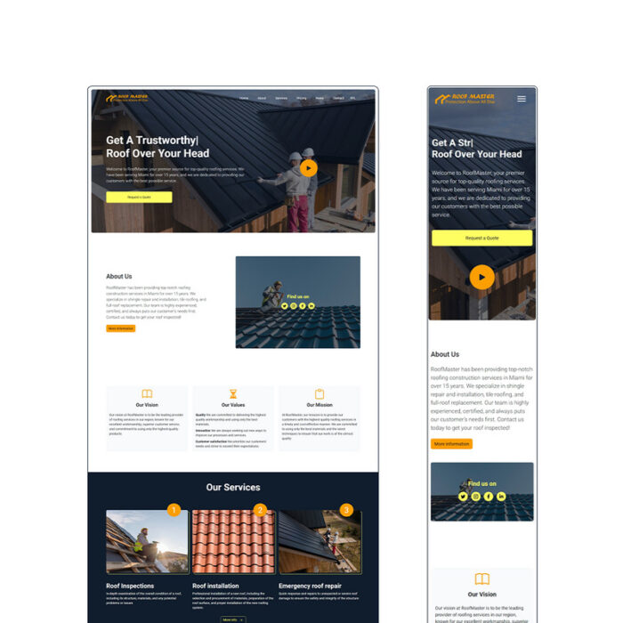 RoofMaster - Template HTML Situs Web Perusahaan Atap - Fitur Gambar 2