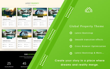 Global Property - Template Situs Web HTML Bootstrap Bersih Real Estat - Fitur Gambar 1