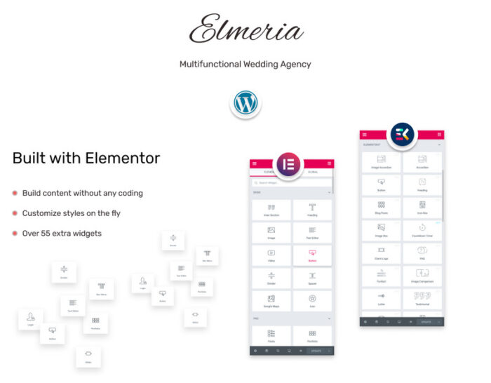 Elmeria | Tema WordPress Situs Web Agensi Pernikahan Multifungsi - Fitur Gambar 1