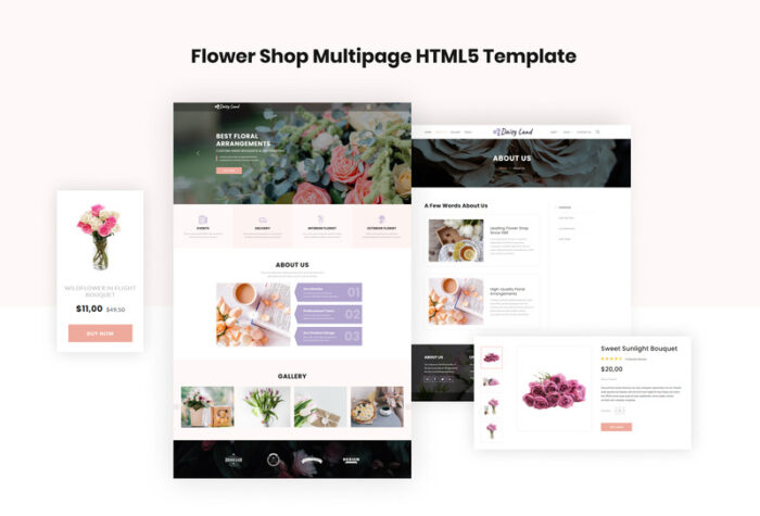 Florie - Template HTML5 Toko Bunga - Fitur Gambar 2