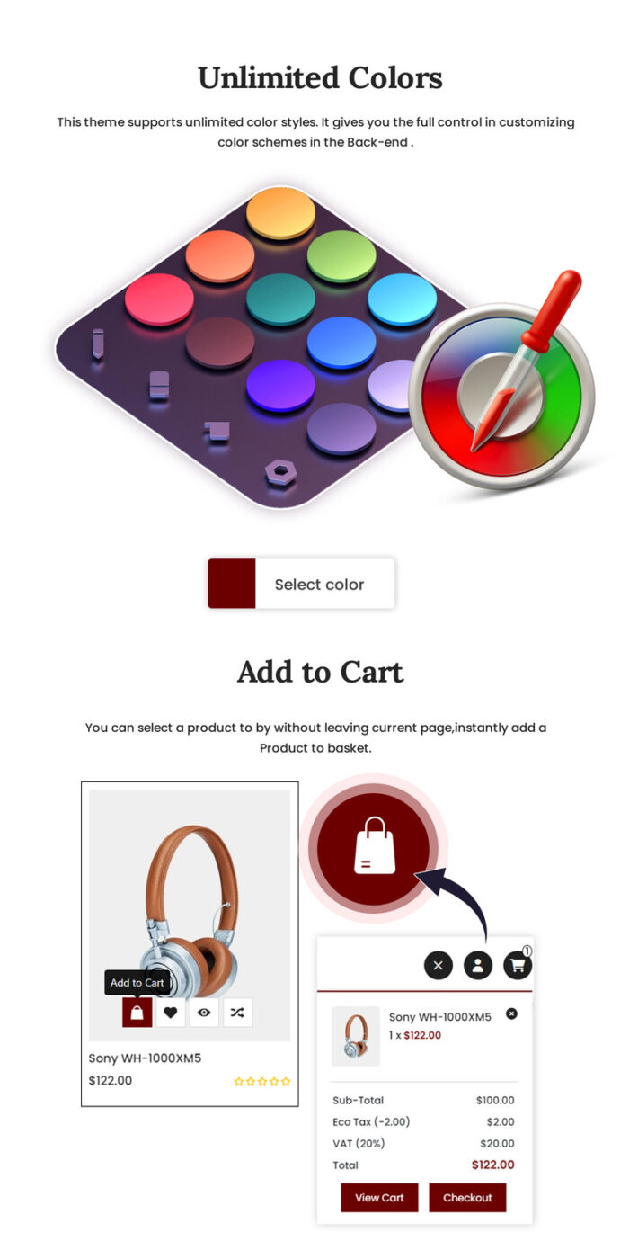 Earpords - Template Opencart untuk Menjual Earphone, Airpods, Headphone, Bluetooth, dan Neckband - Fitur Gambar 4