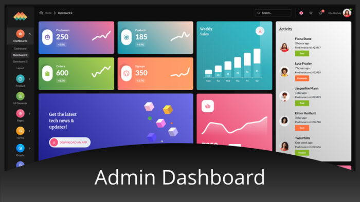 UBOLD - Template Dashboard Admin Bootstrap 5 - Fitur Gambar 1