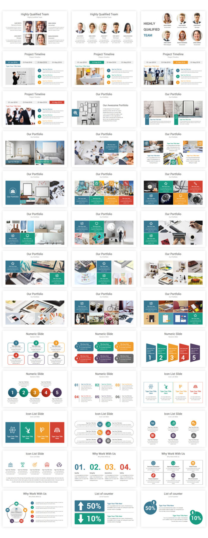 Template PowerPoint Paket Bisnis - Fitur Gambar 2