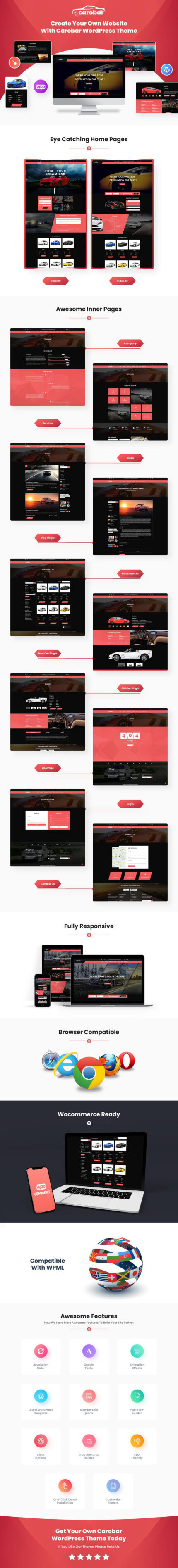 Carobar - Tema WordPress Dealer Mobil - Fitur Gambar 1