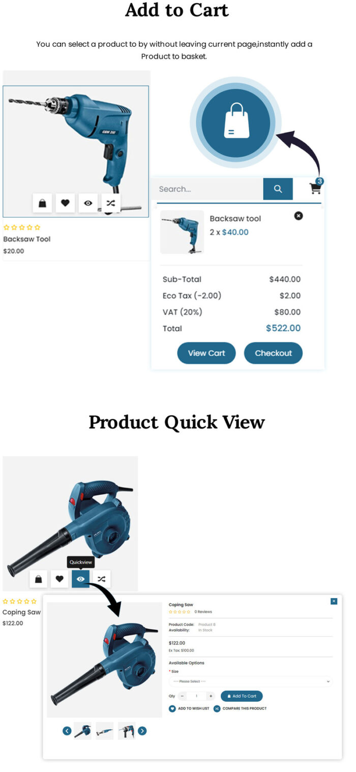 Mectools - Tema Opencart Untuk Penjualan Alat Mekanik - Fitur Gambar 3