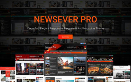 Newsever Pro – Tema WordPress Ideal untuk Situs Berita dan Majalah Responsif Terbaik - Fitur Gambar 1