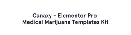 Canaxy - Kit Templat Ganja Medis Elementor Pro - Gambar Fitur 1