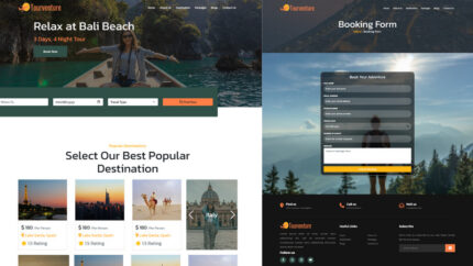Tourventure - Template HTML Agen Perjalanan - Fitur Gambar 1