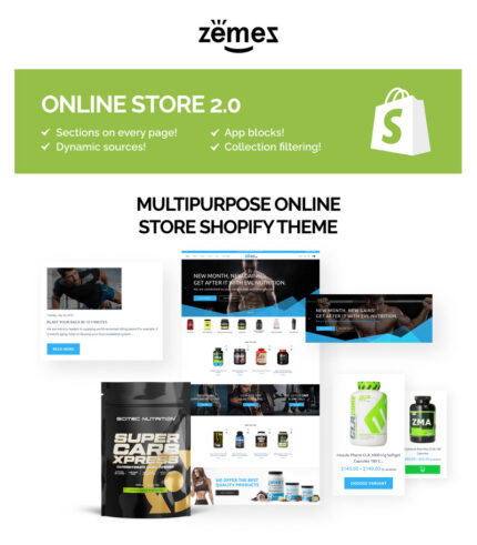 Body Builder - Tema Shopify Nutrisi Olahraga - Fitur Gambar 1