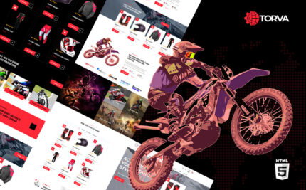 Templat Situs Web Toko Sepeda Motor dan Aksesori Trova Sports - Fitur Gambar 1