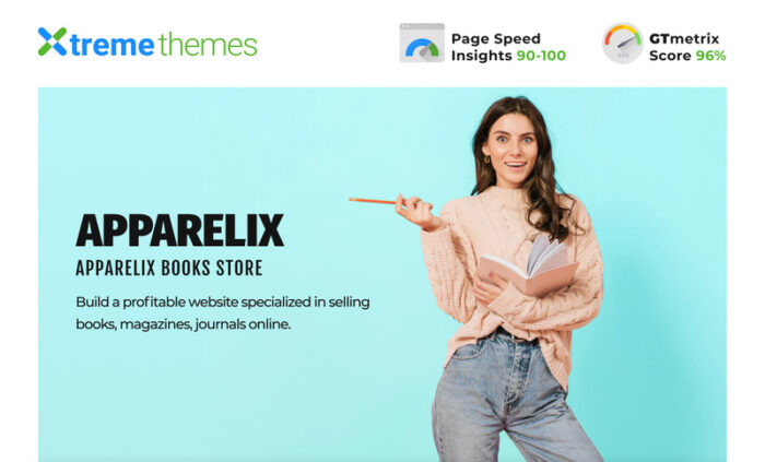 Template Toko Buku Online Apparelix Tema Shopify - Fitur Gambar 1