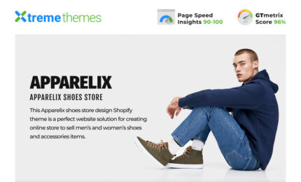 Desain Toko Sepatu Apparelix Tema Shopify - Fitur Gambar 1